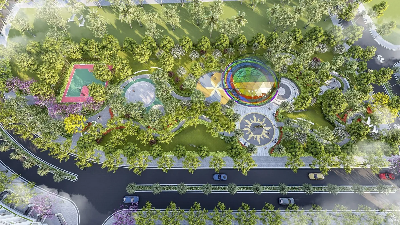 Phối cảnh tiện ích The Link City