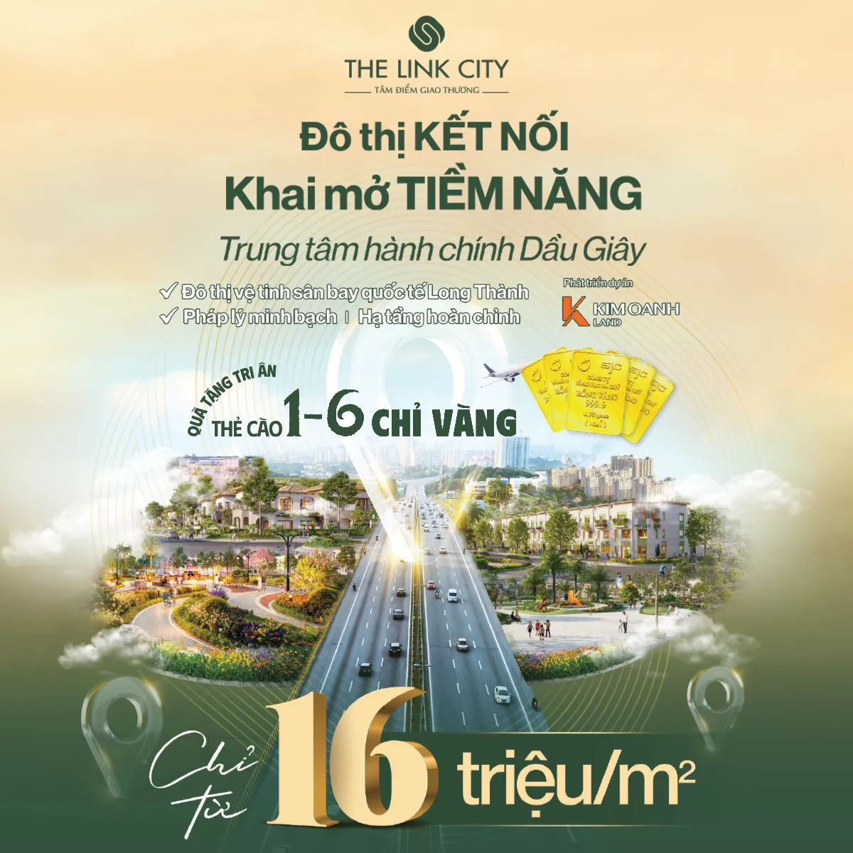 Phối cảnh tổng quan dự án The Link City