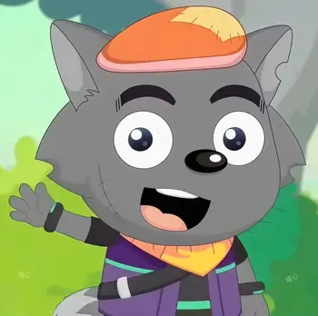 挥手打招呼的灰太狼 - 动漫 / 喜羊羊与灰太狼 - 灰太狼 挥手 搞怪 高清壁纸