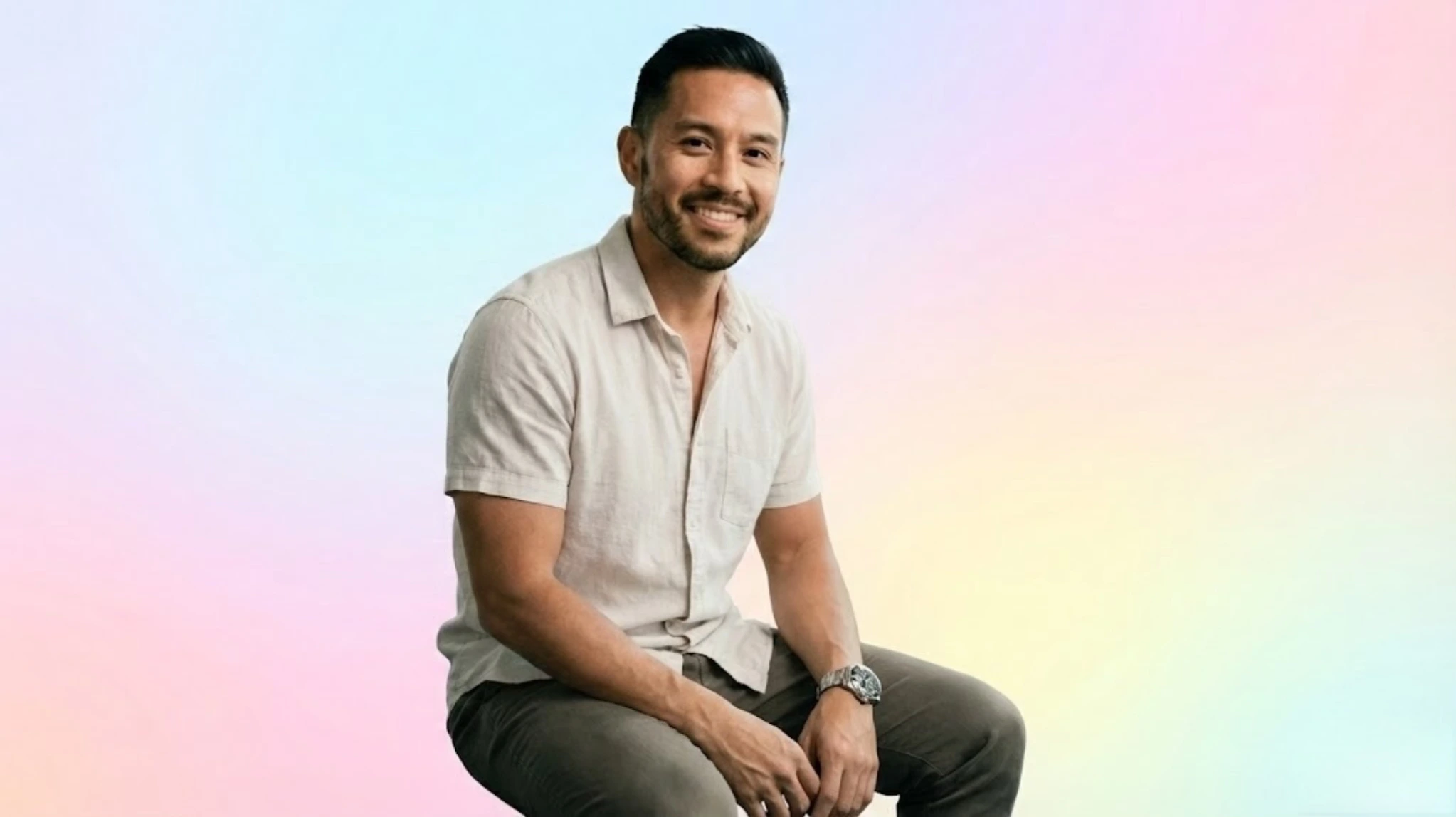 Portrait placeholder for Marcus Vela with a subtle industrial background