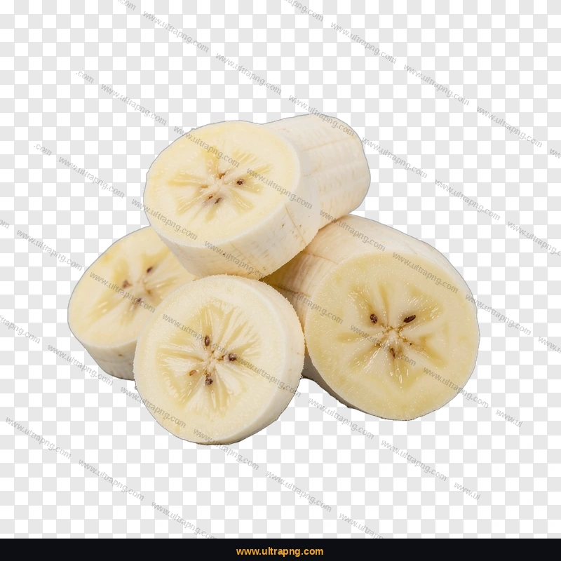 White Banana PNG image on a transparent background, high resolution, free download