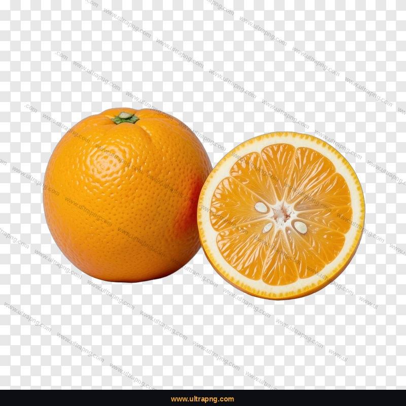 Orange PNG image on a transparent background, high resolution, free download