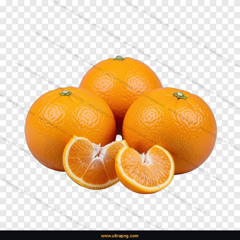 Orange PNG image on a transparent background, high resolution, free download
