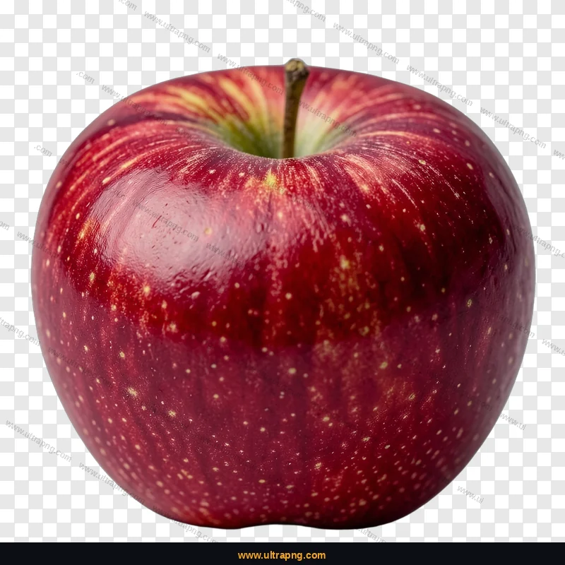 Red Apple PNG image on a transparent background, high resolution, free download