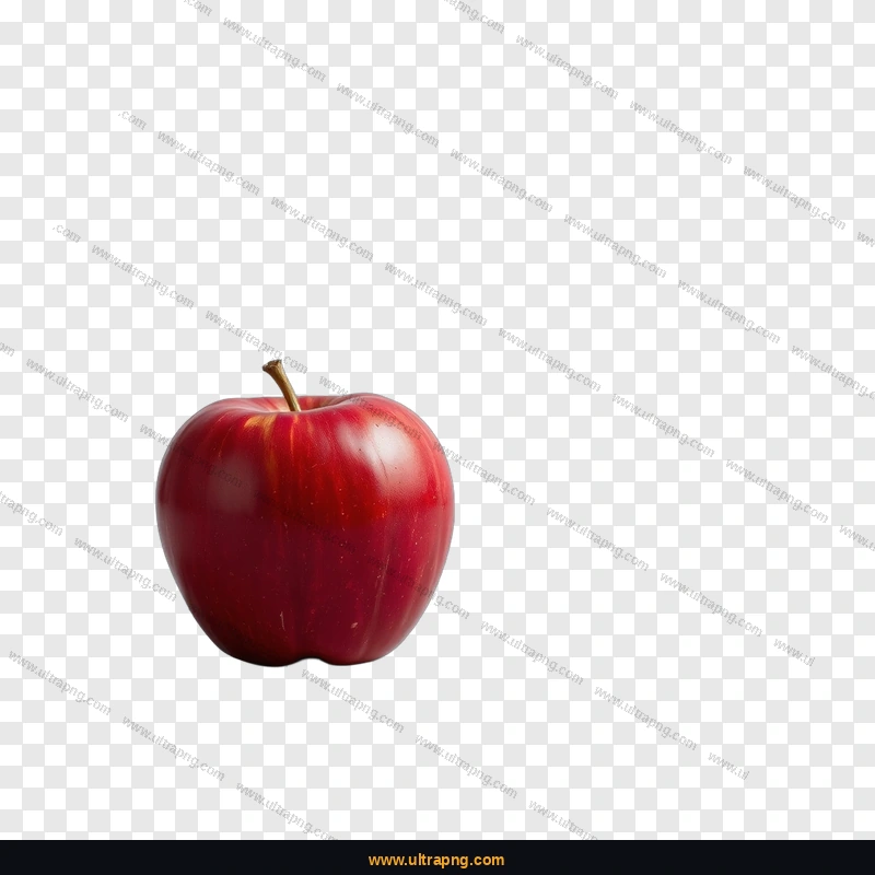 Red Apple PNG image on a transparent background, high resolution, free download