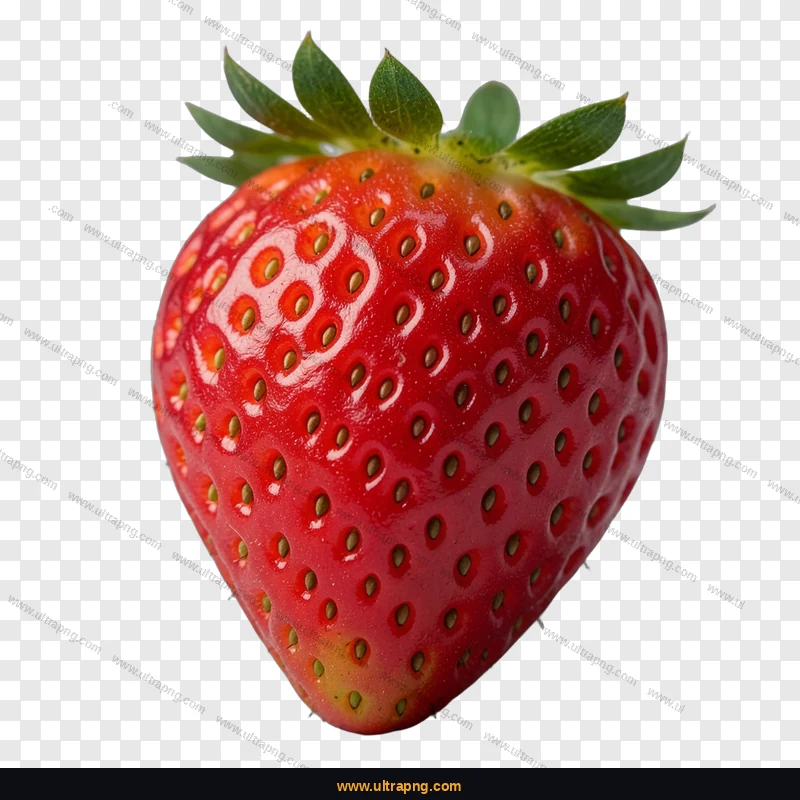 Orange Strawberry PNG image on a transparent background, high resolution, free download