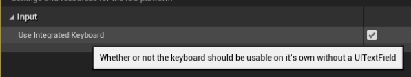 Use Integrated Keyboard