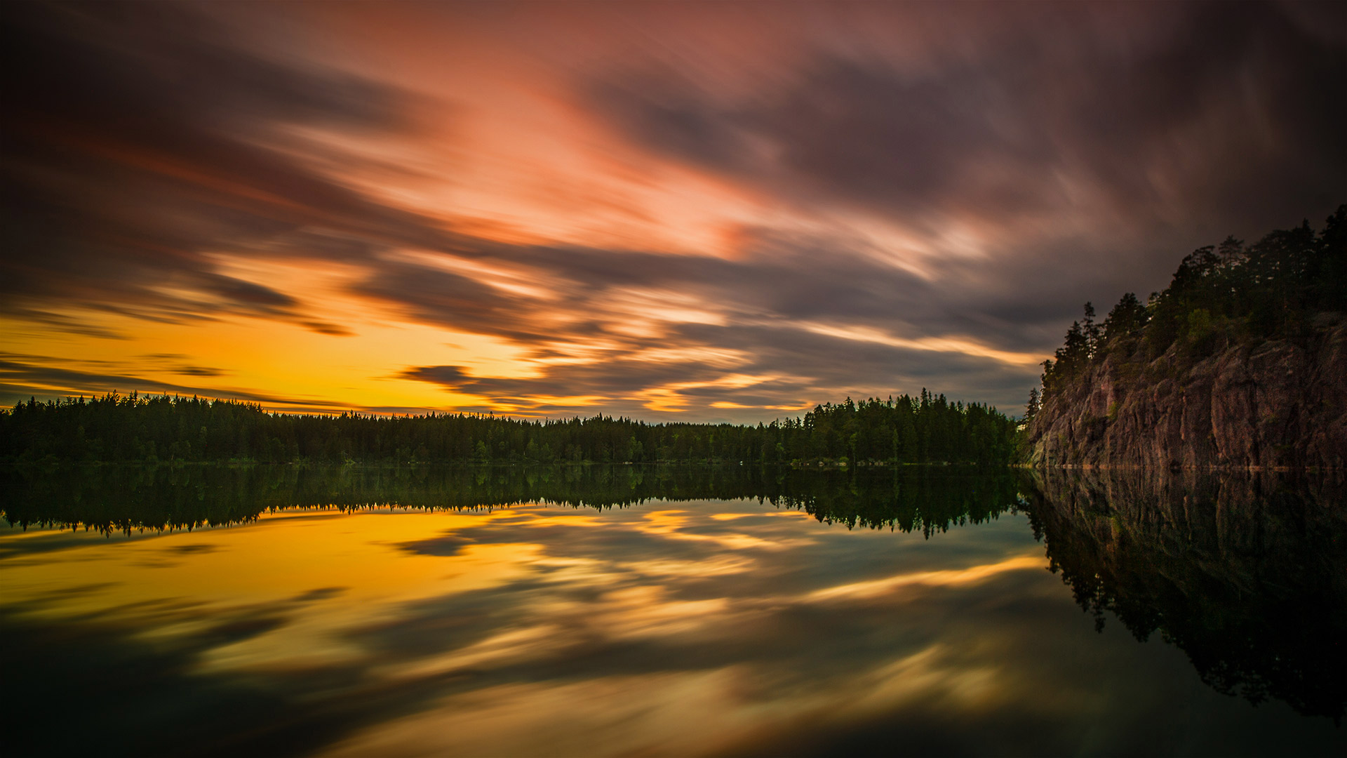 Midsummer light captured at a lake near the city of Örebro, Sweden - Anders Jorulf/Getty Images)