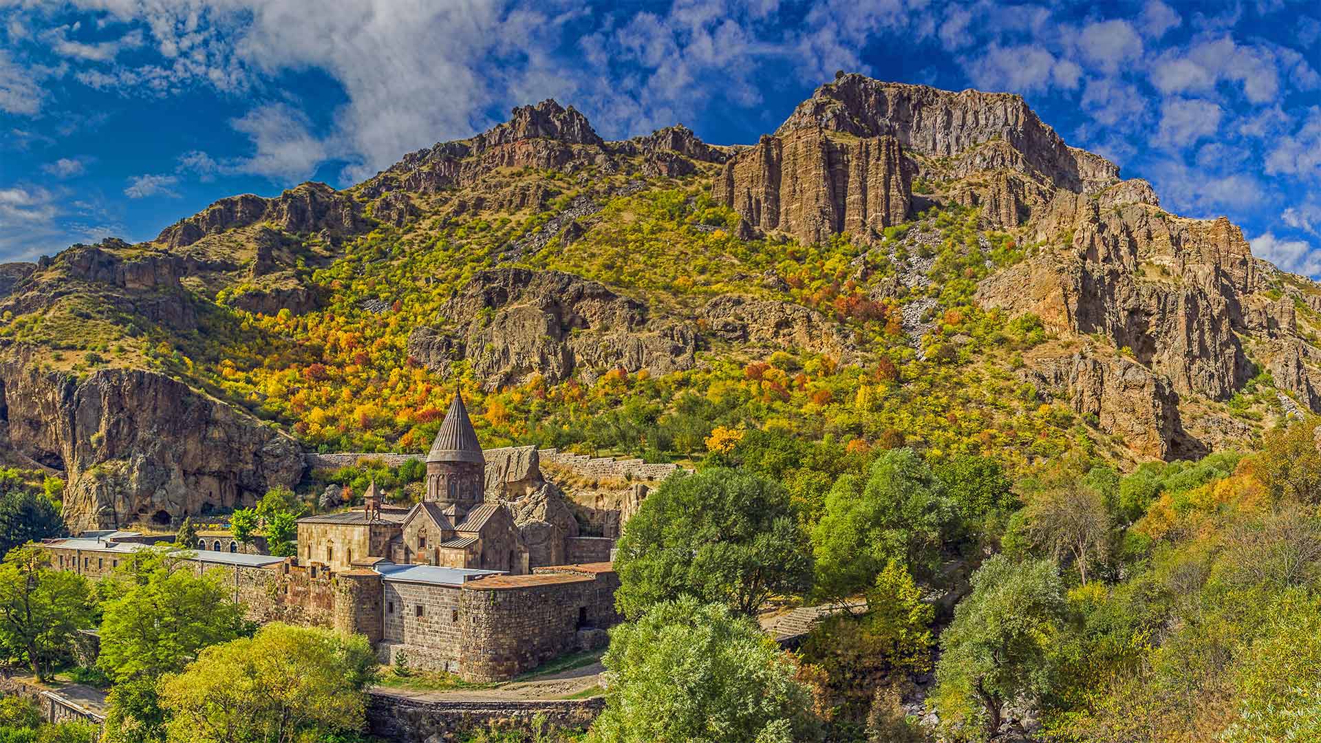 Monastery of Geghard, Armenia - traumlichtfabrik/Getty Images)