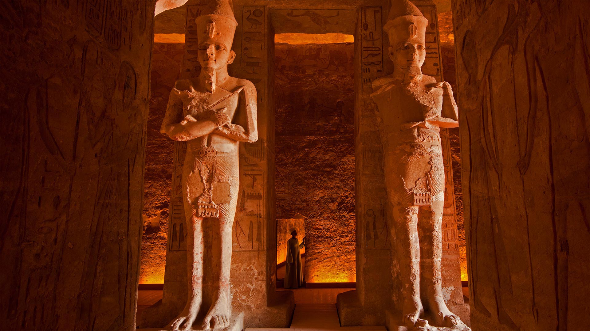 The interior of the Great Temple at Abu Simbel, Egypt - George Steinmetz/Getty Images)