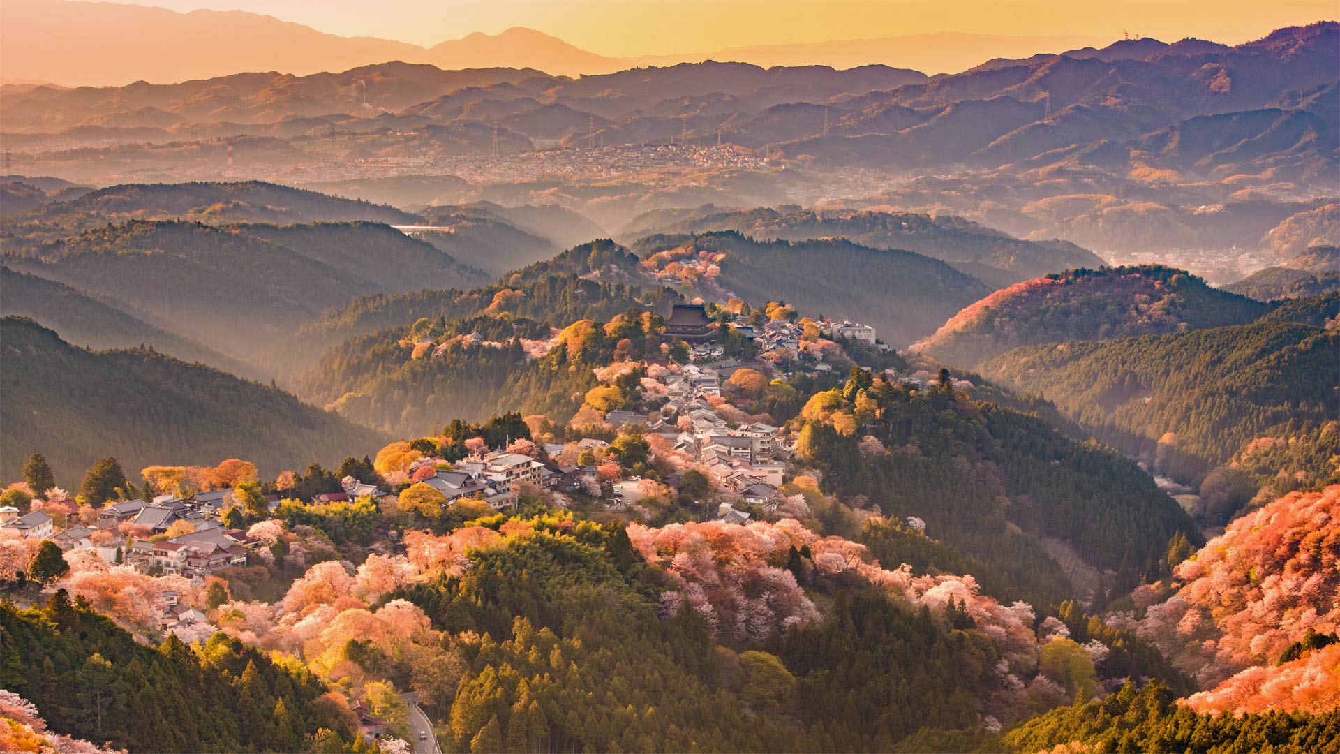 Mount Yoshino, Nara Prefecture, Japan - Sean Pavone/iStock/Getty Images Plus)