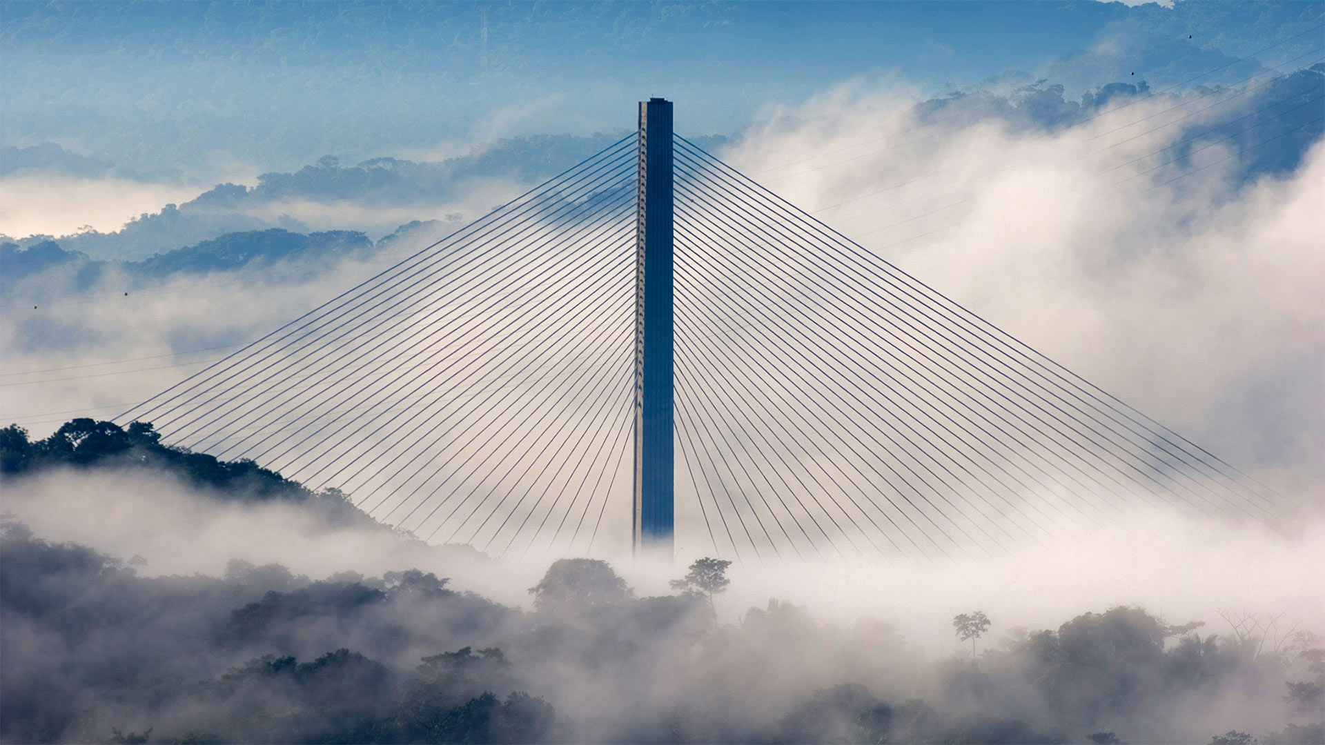 Centennial Bridge towering above Soberanía National Park, Panama - David Tipling/Universal Images Group via Getty Images)