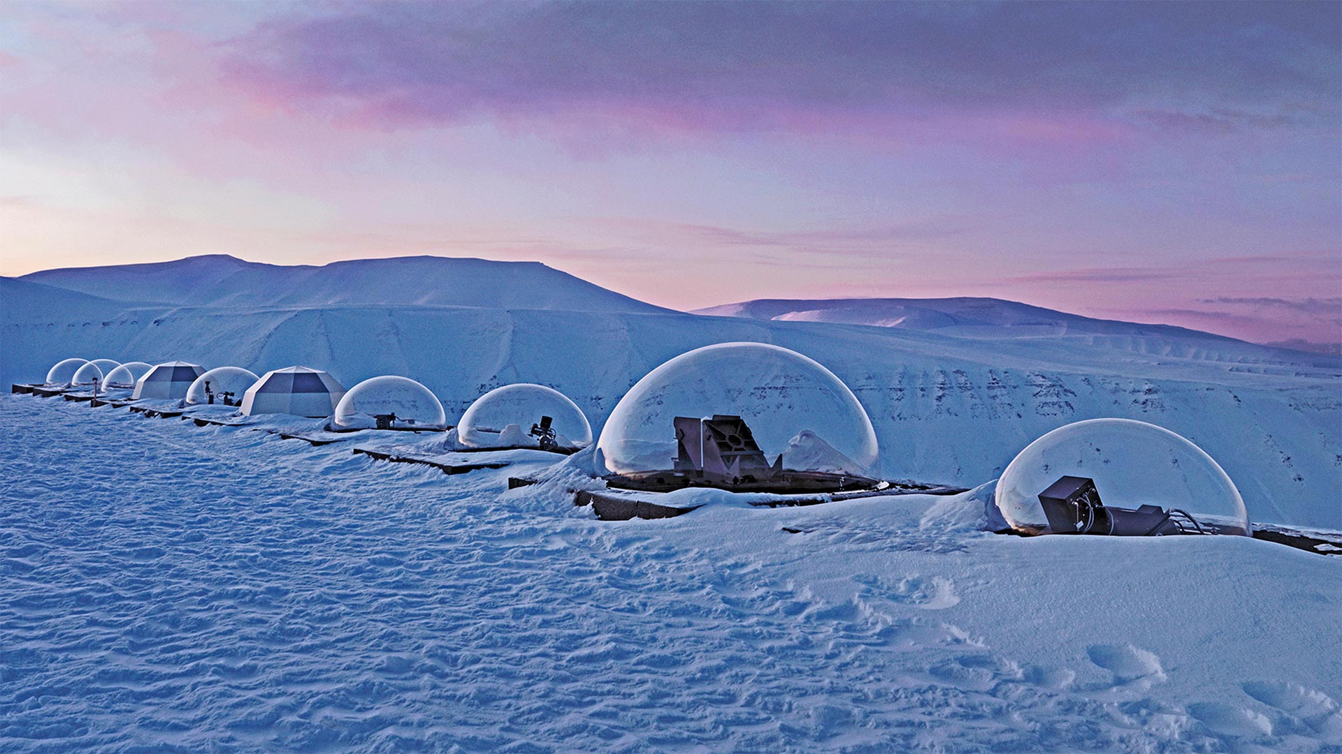 Kjell Henriksen Observatory in Svalbard, Norway - Vincent Fournier/Gallery Stock)