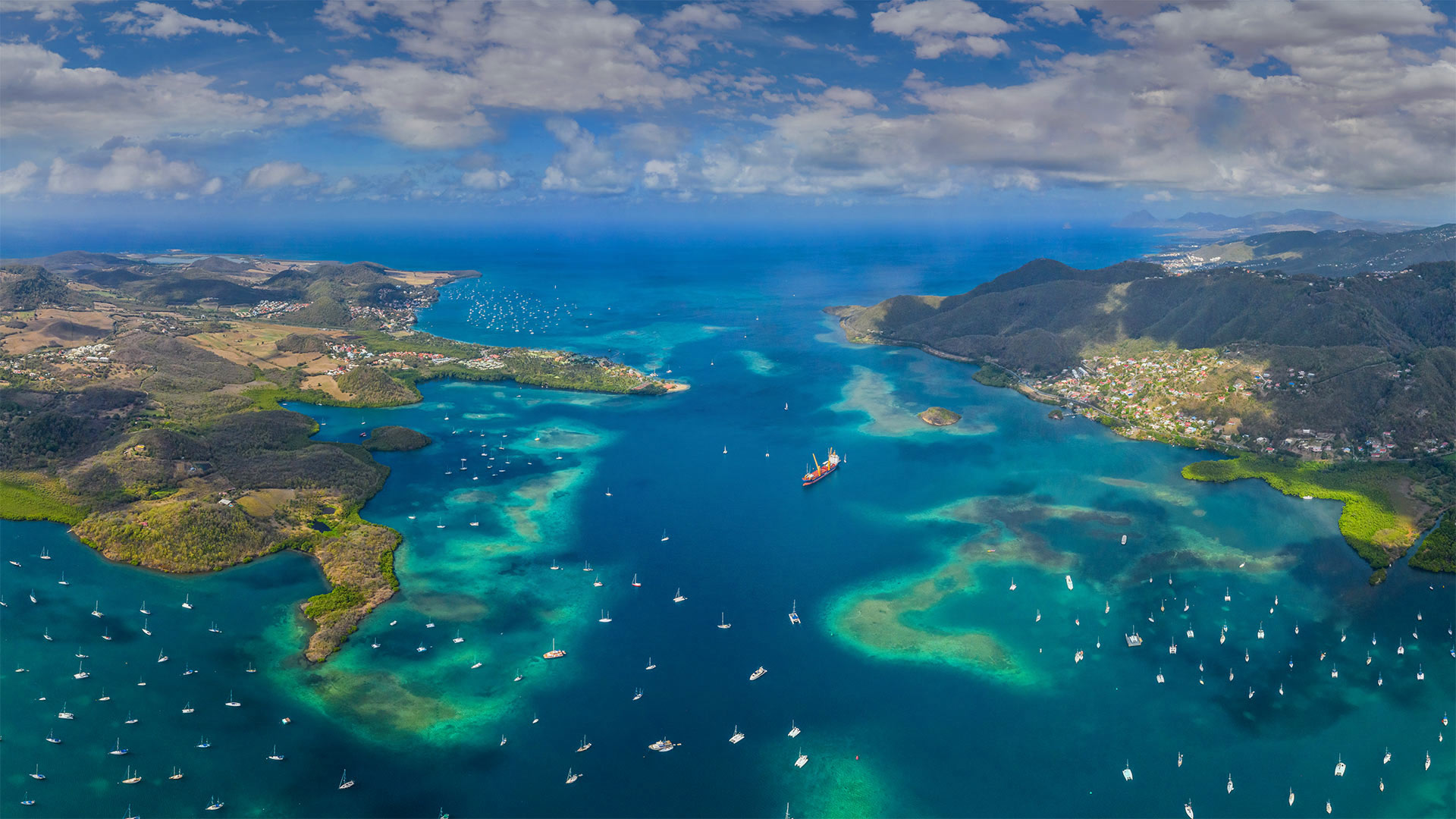 Martinique, Lesser Antilles, Caribbean Sea - Airpano LLC/Amazing Aerial Agency)