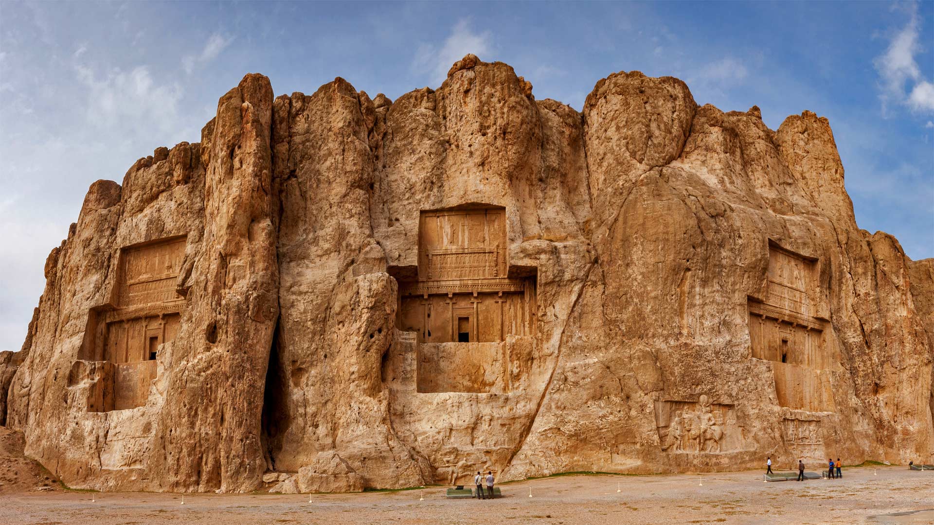 Naqsh-e Rostam archaeological site near Persepolis, Iran - mshirani/Shutterstock)