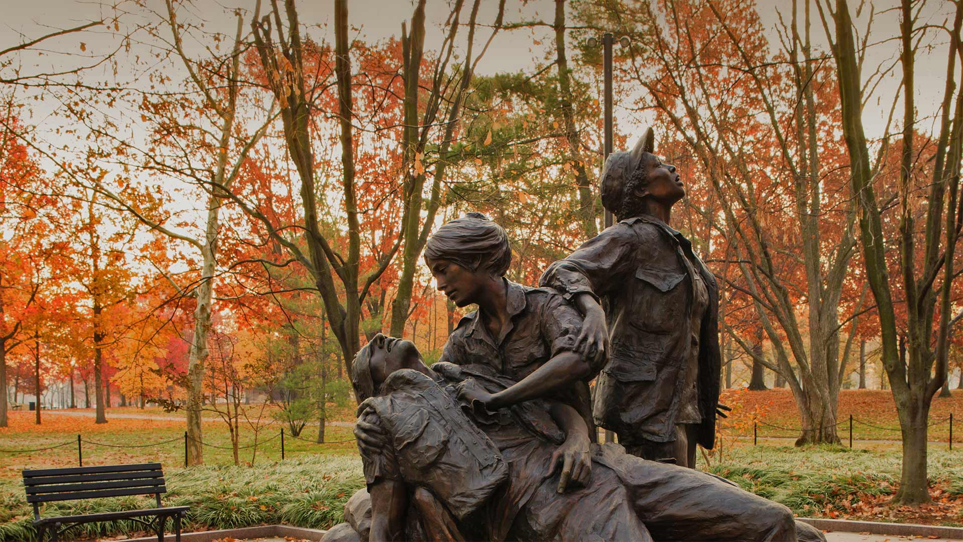 The Vietnam Women's Memorial in Washington, DC - Cvandyke/Shutterstock)