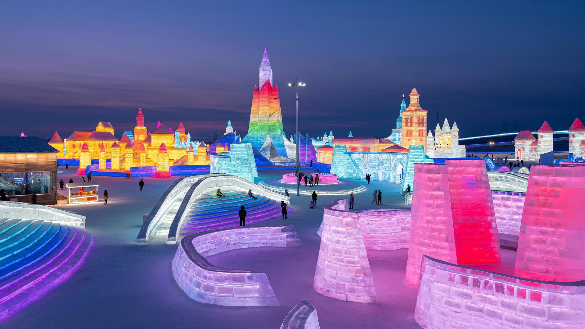 Harbin International Ice and Snow Sculpture Festival, Harbin, China - STR/AFP via Getty Images)
