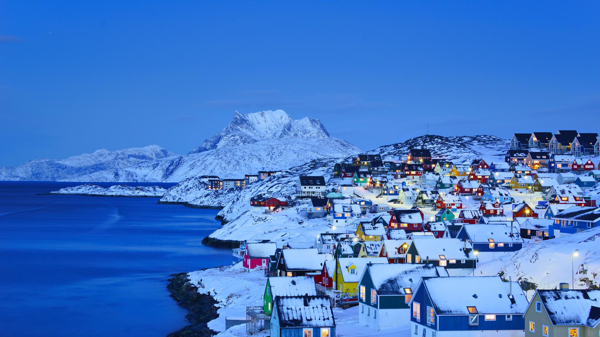 迪斯科湾，格陵兰岛伊卢利萨特 (© Kertu/Shutterstock)