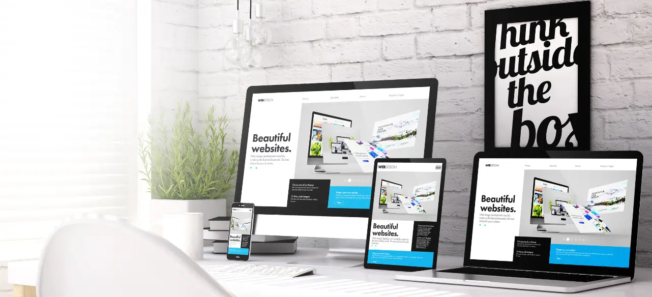 Exemple de design de site web responsive