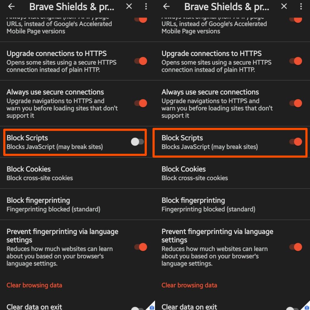 Block JavaScript Block JavaScript