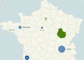jQuery Mapael - Ease the build of pretty data visualizations on dynamic ...
