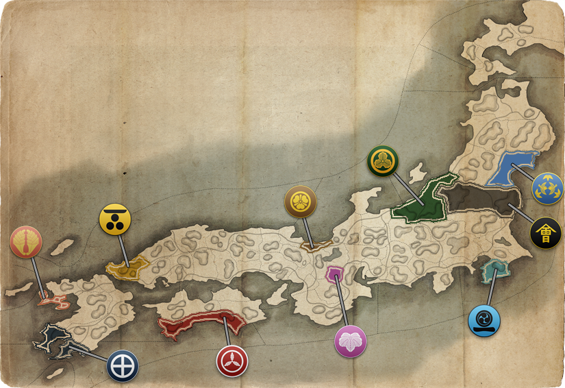 shogun 2 campaign map