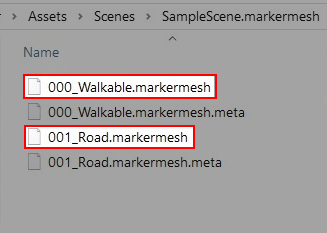 The Saved Markermesh Data Example