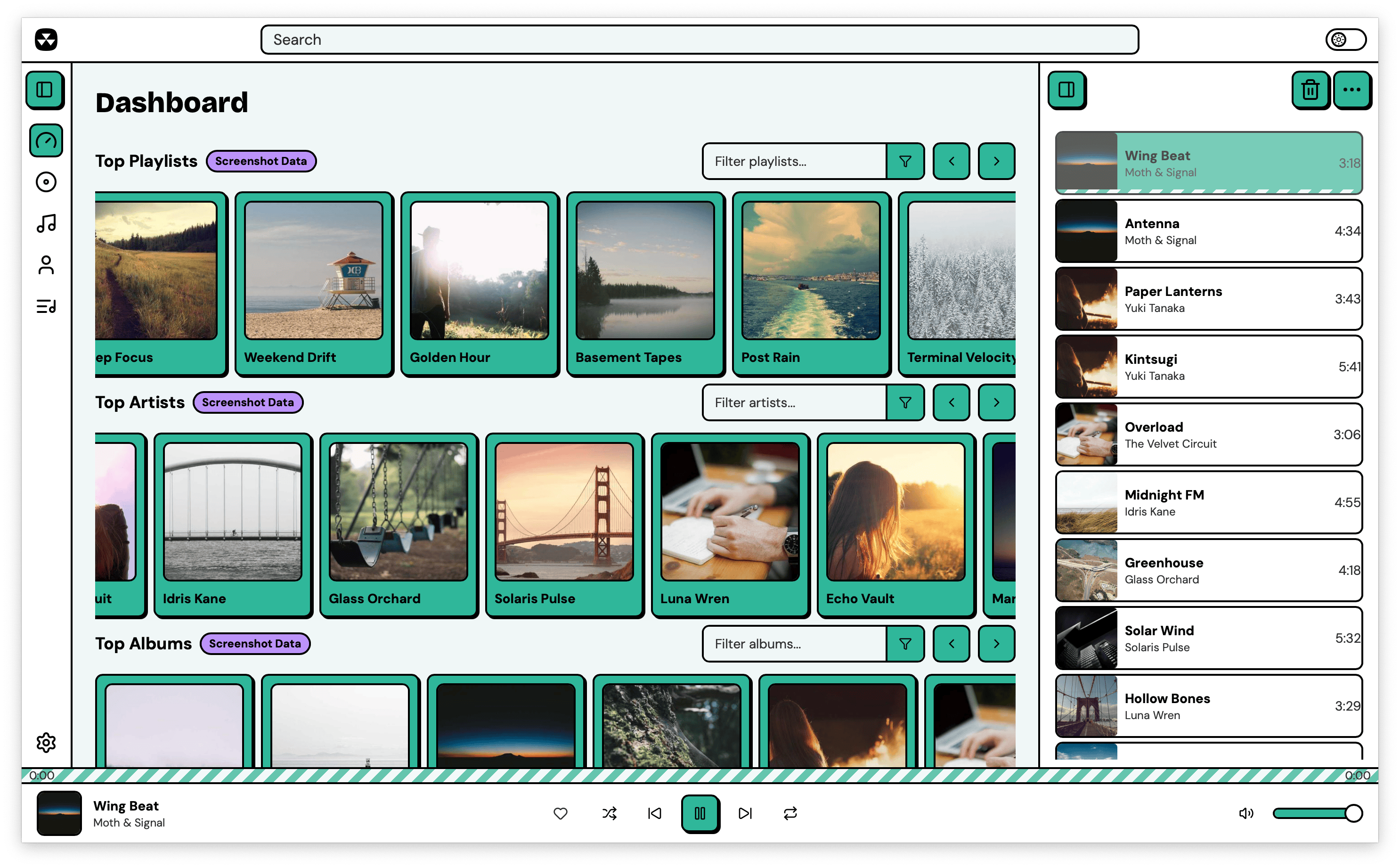Mint theme