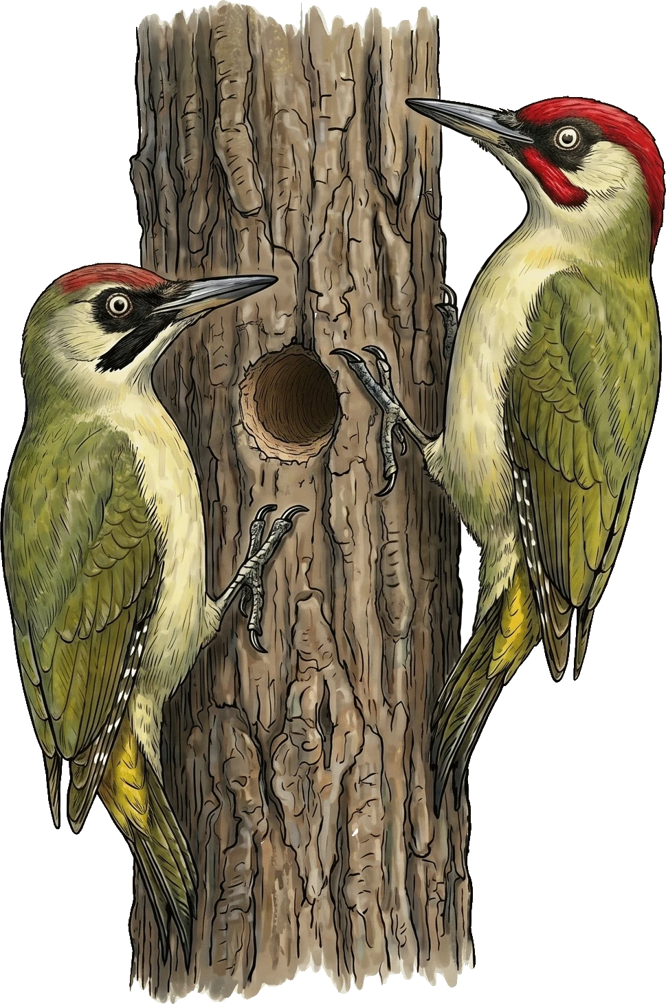 European Green Woodpecker