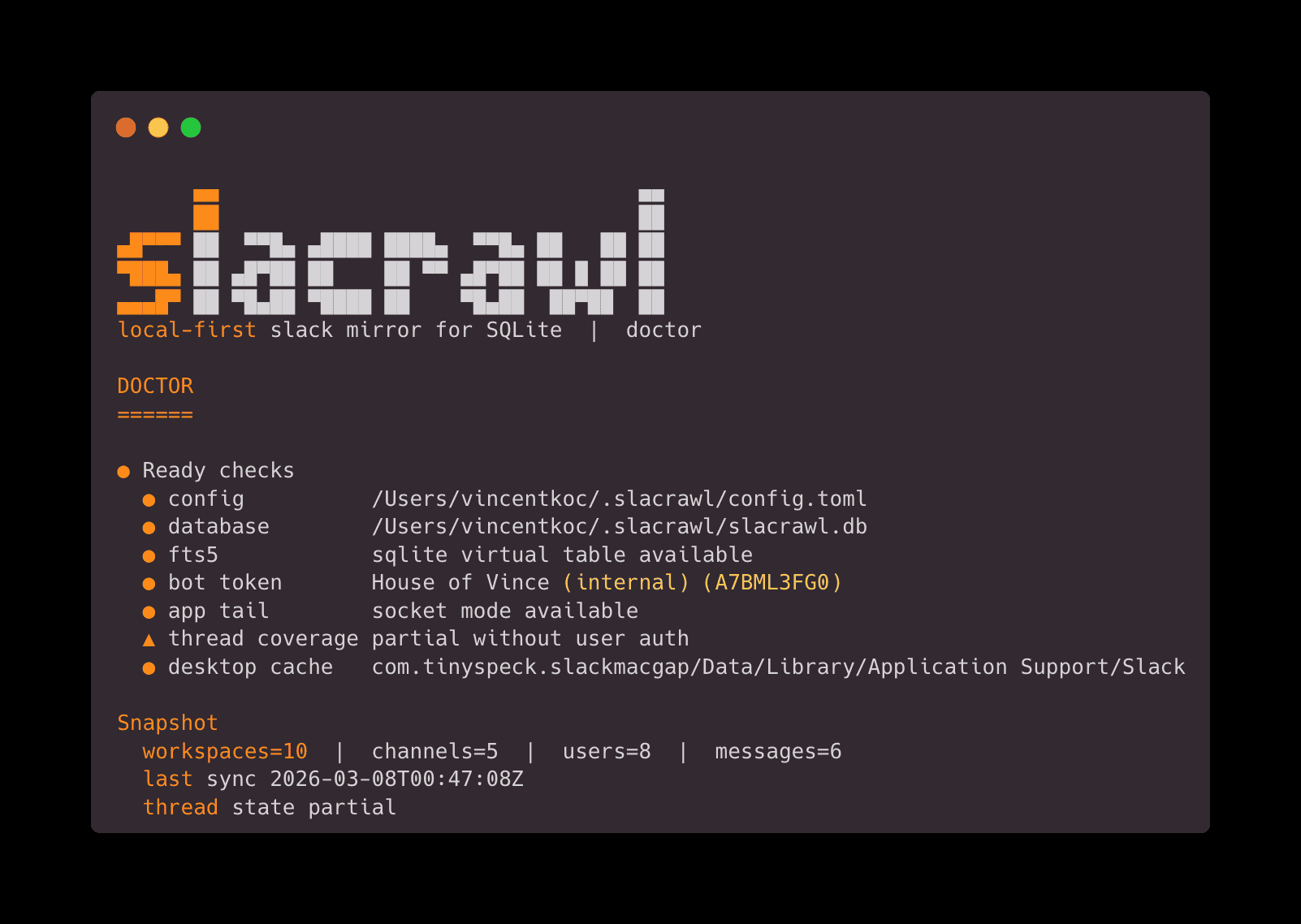 slascrawl Demo
