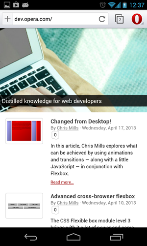 Remotely debugging Opera for Android - Dev.Opera