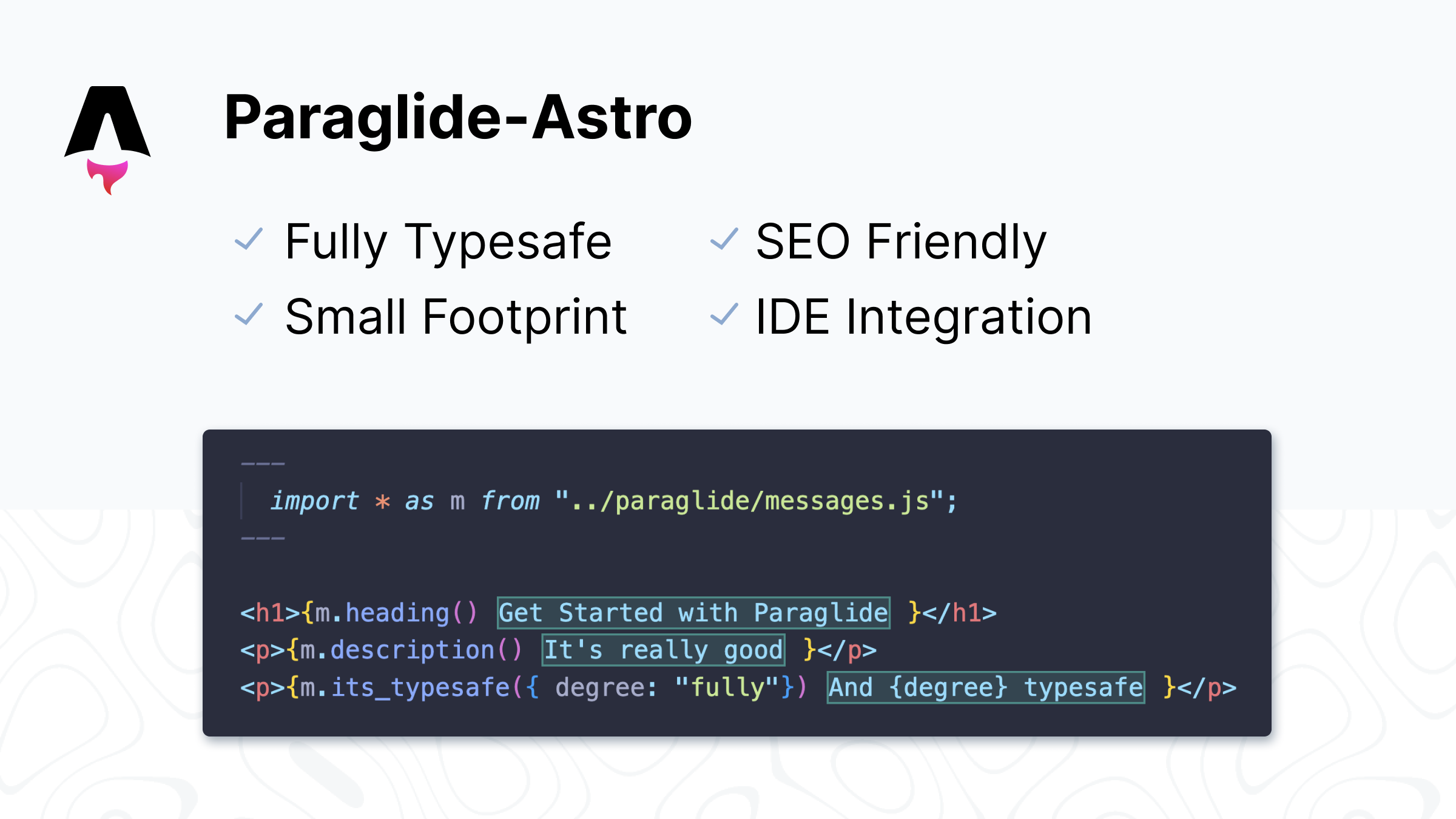 Dead Simple i18n. Typesafe, Small Footprint, SEO-Friendly and with an IDE Integration.