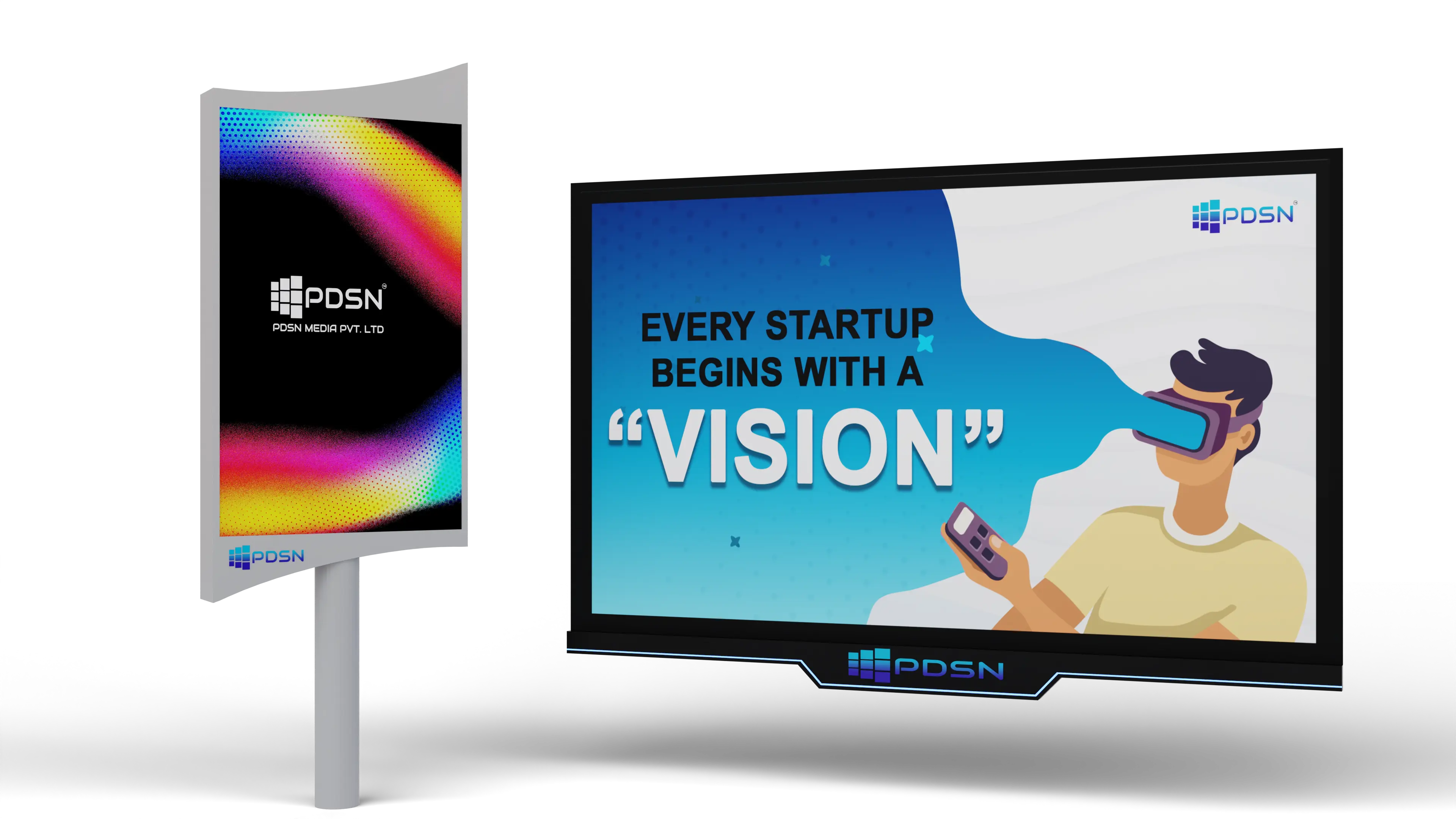 Active LED Standee