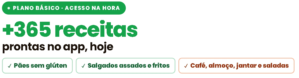 Come Sem Medo — Plano Básico