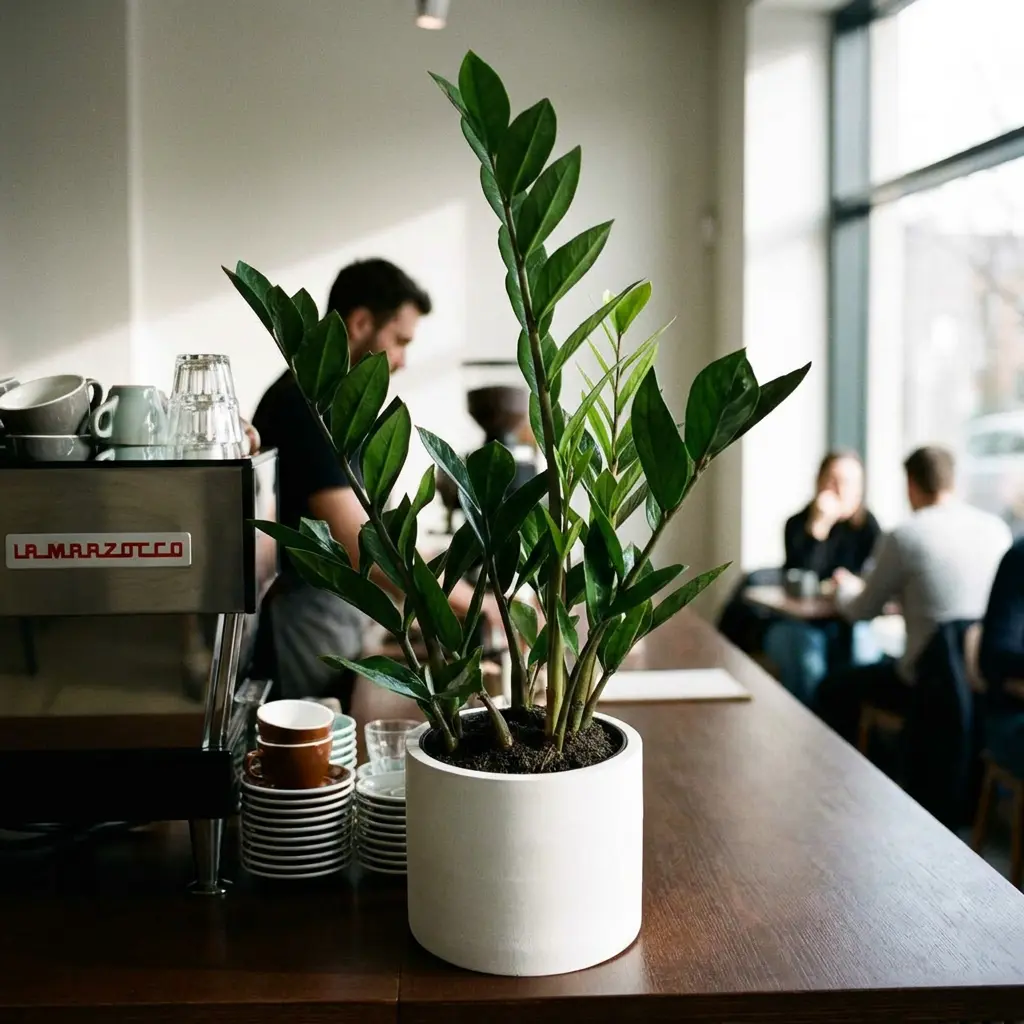 Растение Musa Plants в интерьере заведения