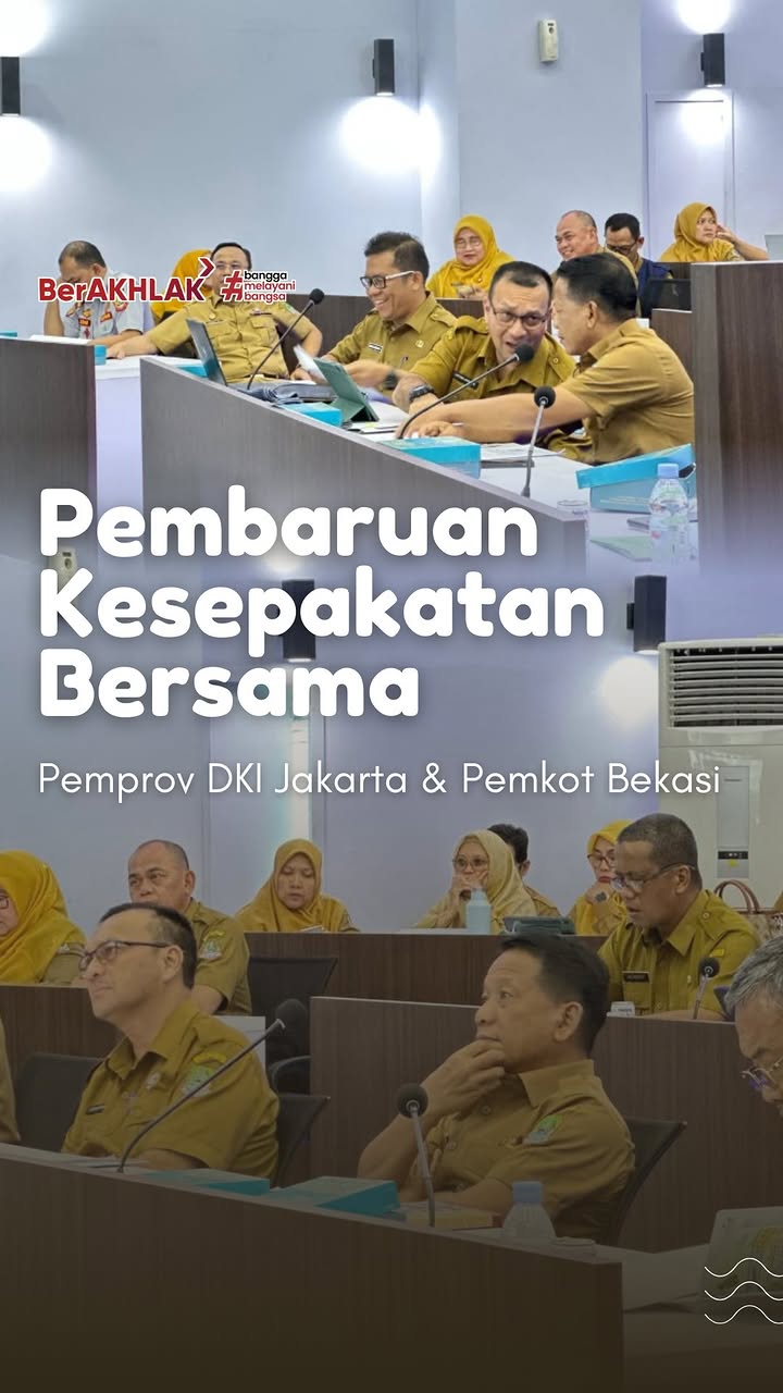 Melalui Zoom Meeting Sekretaris Daerah Kota Bekasi