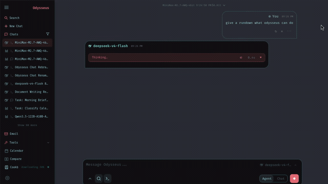 GitHub 热门项目周刊 · 第 13 期 · 2026 年第 23 周第1张-浅时光博客 pewdiepie-archdaemon/odysseus 预览截图
