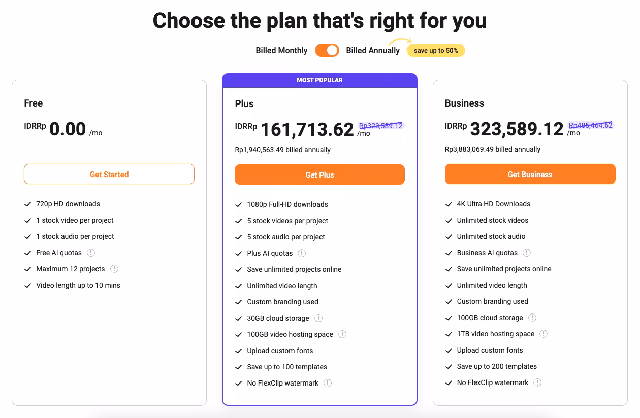 flexclip pricing