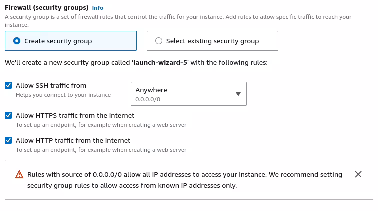 aws ec2 securitygroup