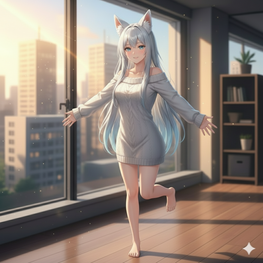 Balancing on one leg