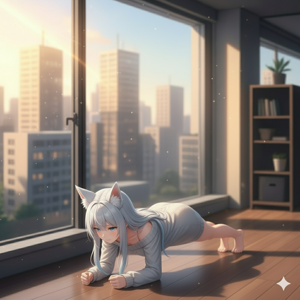 Planking on the floor