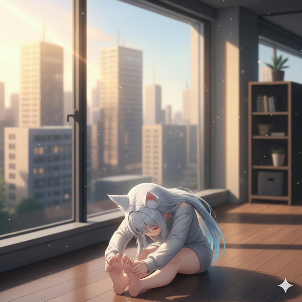 Butterfly forward bend