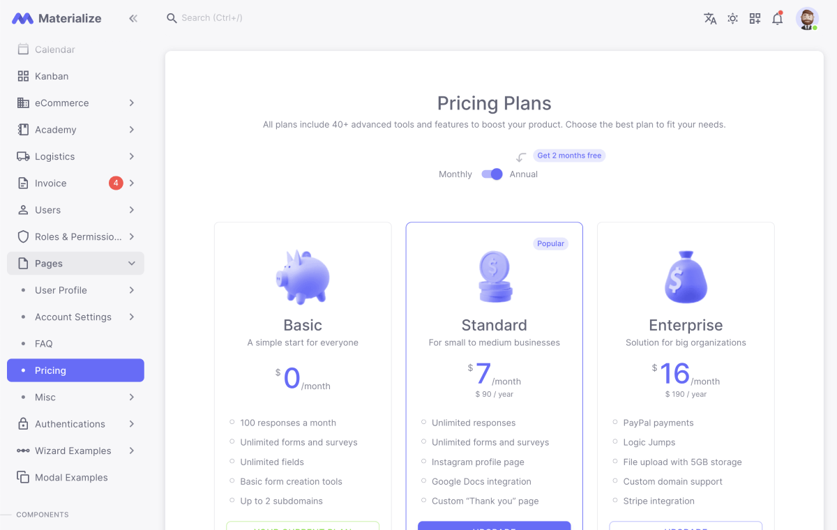 materialize-pricing-page-demo