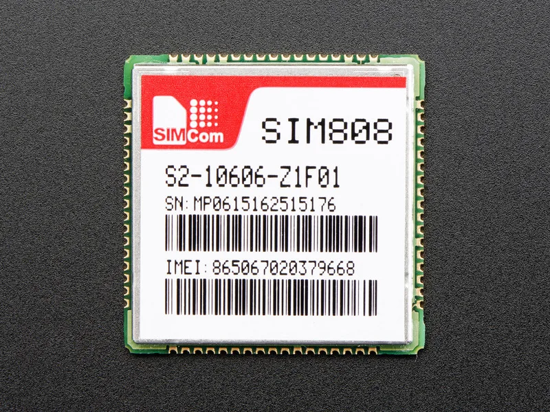 SIM808 GSM + GPRS + GPS Cellular Module