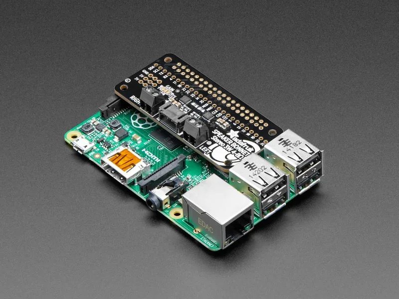 Adafruit I2S 3W Stereo Speaker Bonnet for Raspberry Pi Mini Kit