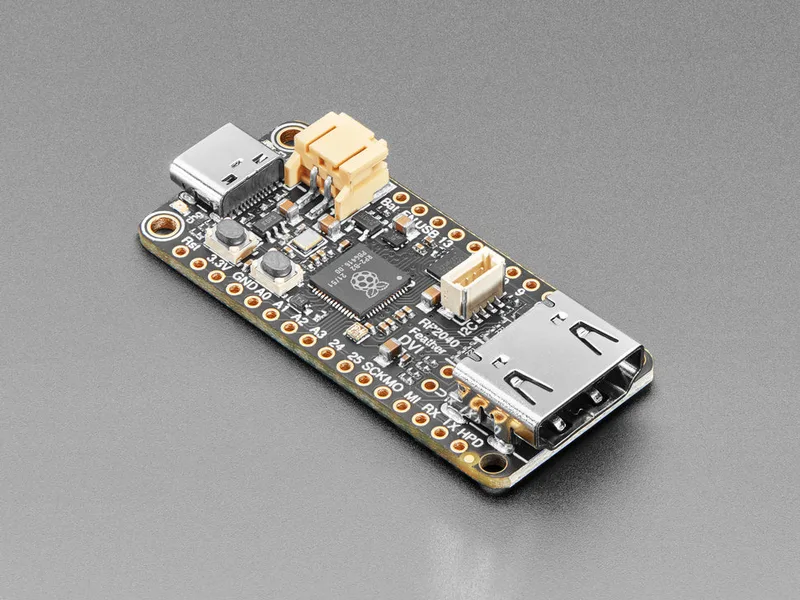 Adafruit Feather RP2040 Development Board with DVI Output Port