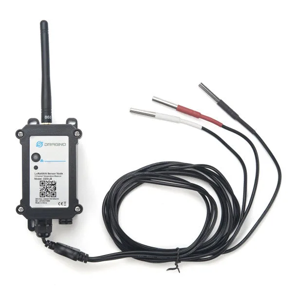 Dragino D23-LB-EU868 LoRaWAN Outdoor-Temperatursensor mit 3x DS18B20-Sonden
