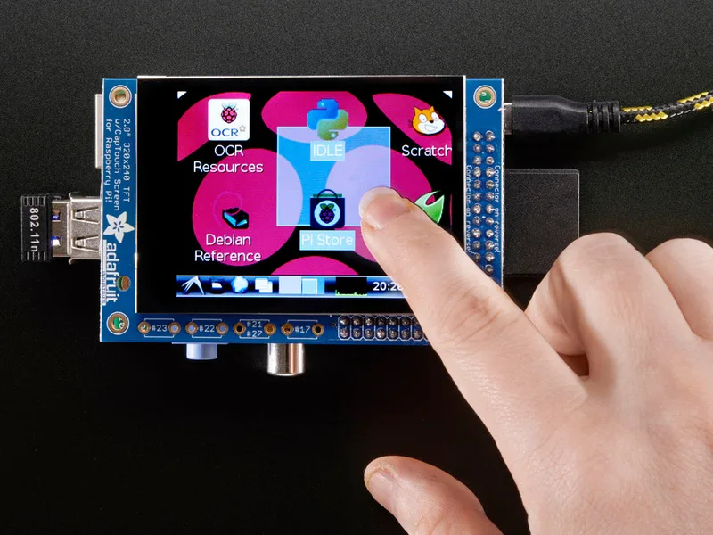 PiTFT 2.8" TFT 320x240 + Capacitive Touchscreen