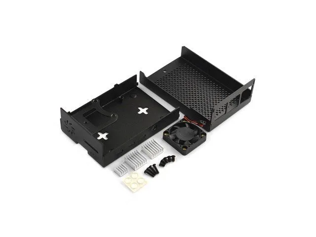 DFR RASPBERRY PI 4B MTL ENCL+FAN