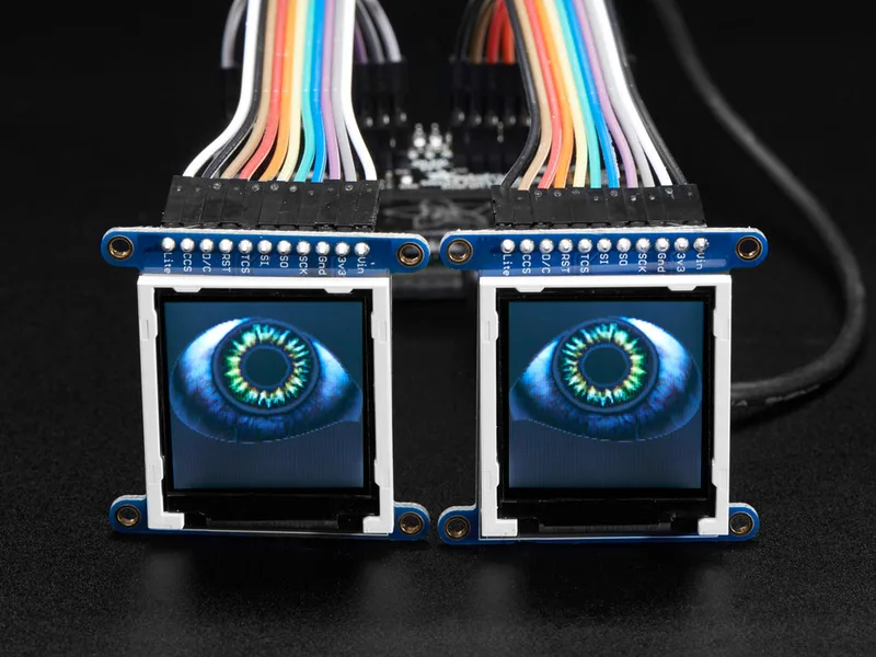 Adafruit Animated Eyes Bonnet for Raspberry Pi Mini Kit Without Displays